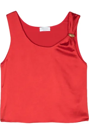 BLUMARINE Sleeveless crepe blouse