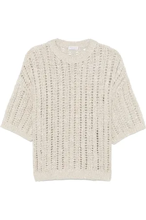Brunello Cucinelli Sequin-embellished T-shirt