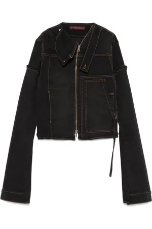 OTTOLINGER Draped collar denim jacket