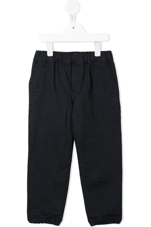Emporio Armani Elasticated-waist trousers