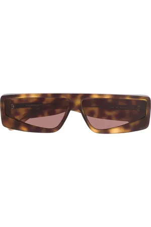 Courrèges Tortoiseshell-effect sunglasses