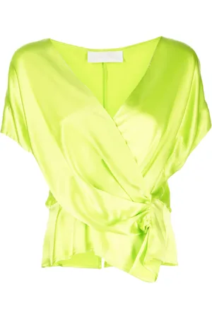 Michelle Mason Open-neck top