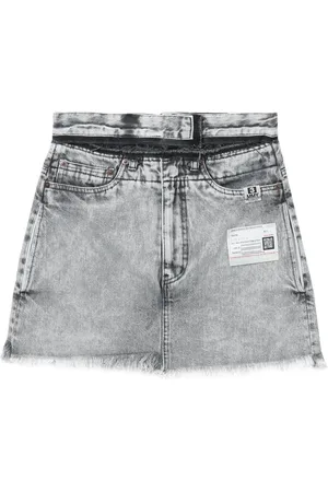 Maison Mihara Yasuhiro High-rise denim mini skort