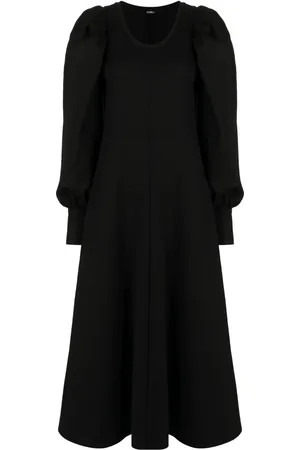 GOEN.J Flared puff-sleeve dress