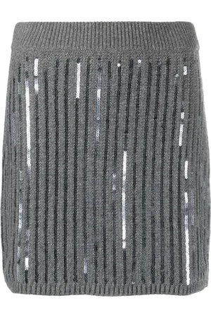 Dorothee Schumacher Sequin-embellishment knitted skirt