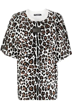 Dolce & Gabbana Leopard-print cotton T-shirt