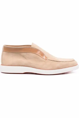santoni Almond-toe loafers