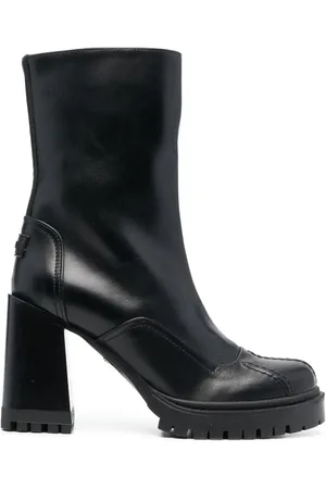 Furla Ankle 90mm block heeled boots
