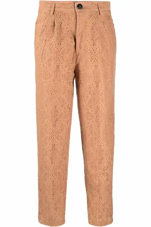 FORTE FORTE Cut-out floral trousers