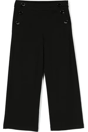 Moschino Logo-print straight-leg trousers
