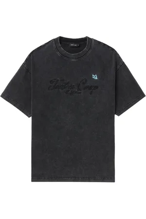 tout a coup Logo-embroidered cotton T-shirt