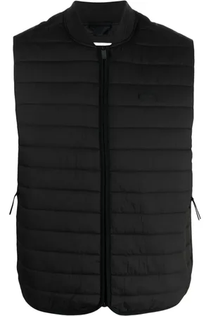 Calvin Klein Logo-patch zip-up gilet