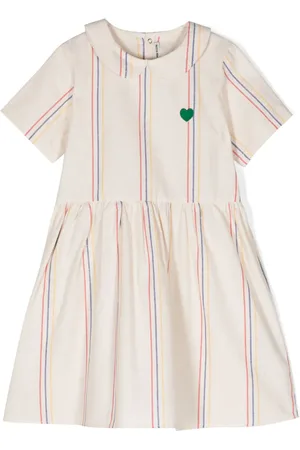 Mini Rodini Peter-pan collar striped dress