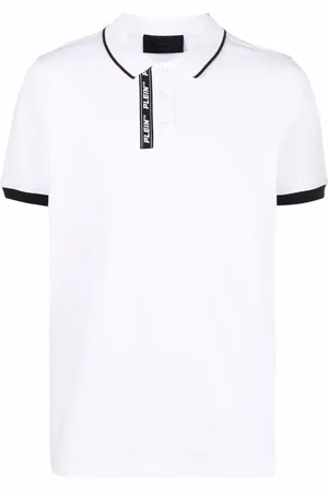 Philipp Plein Logo-tape detail polo shirt