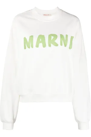 Marni Logo-print cotton sweatshirt