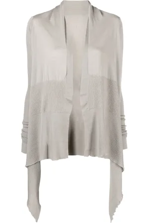 Rick Owens Asymmetric virgin-wool cardigan