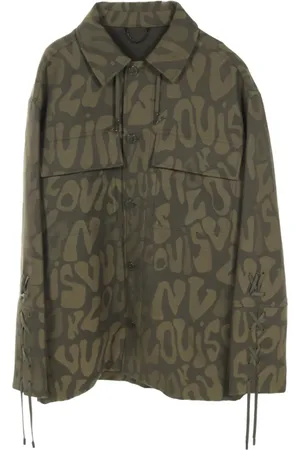 LOUIS VUITTON 2010s logo-print overshirt