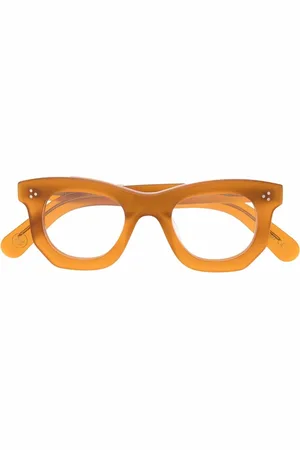 LESCA Ogre geometric-frame glasses
