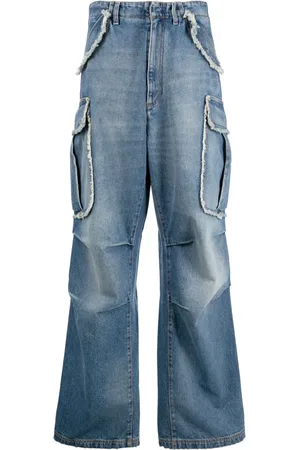 DARKPARK Low-rise wide-leg jeans