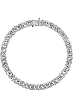 Shay 18K white gold and diamond pavé bracelet