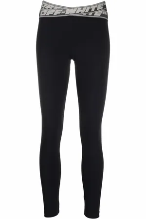 OFF-WHITE Logo-waistband leggings