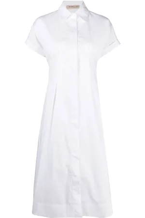 BLANCA Short-sleeve cotton shirtdress