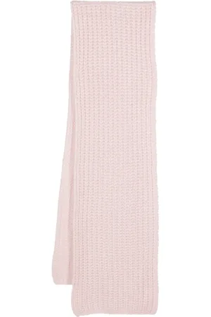 LISKA Chunky-knit cashmere scarf
