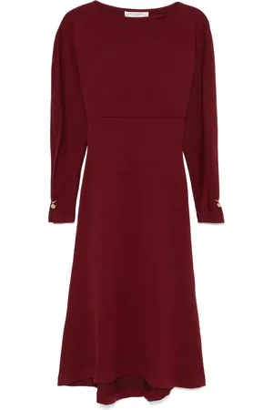Serafini Fine-knit midi dress