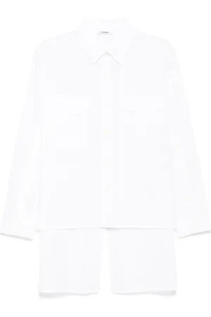 YOHJI YAMAMOTO Crease-effect shirt