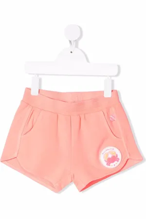 Billieblush Logo-patch track shorts