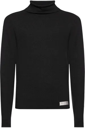 Balmain Logo-appliqué merino roll-neck jumper