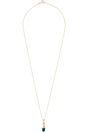 TRUE ROCKS Small pill pendant necklace