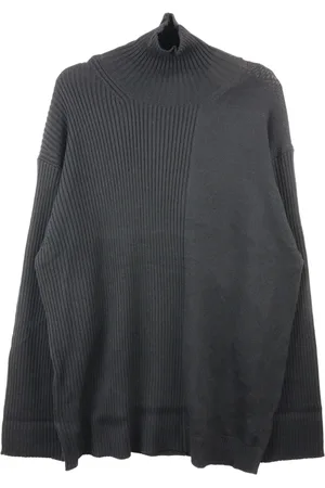YOHJI YAMAMOTO Contrast-rib wool jumper