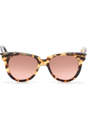 Philipp Plein Tortoiseshell-effect cat-eye sunglasses