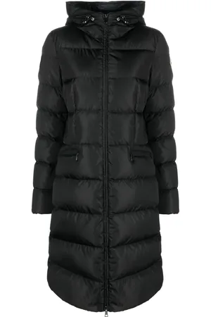 Moncler Avocette logo-patch coat