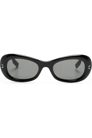 Alexander McQueen Oval-frame sunglasses