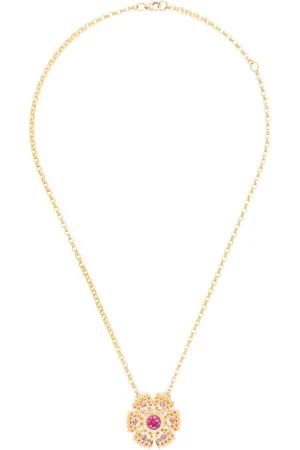 HARWELL GODFREY 18kt yellow Petunia multi-stone necklace