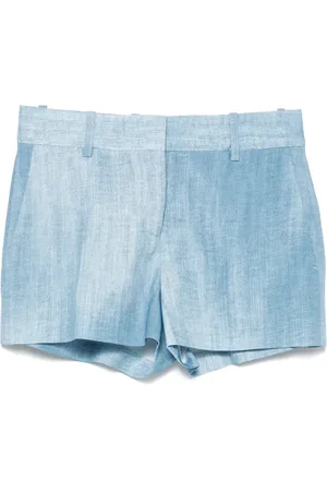 ERMANNO SCERVINO Denim-print shorts