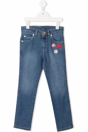 Lanvin Badge-detail jeans