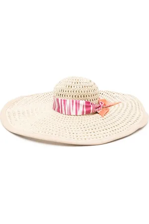 Missoni Scarf-detail interwoven sun hat
