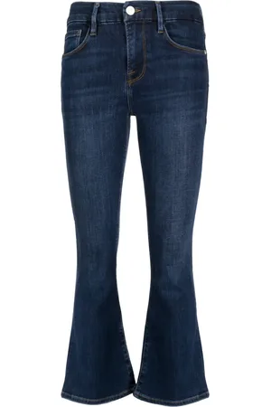 Frame Le Crop mid-rise bootcut jeans