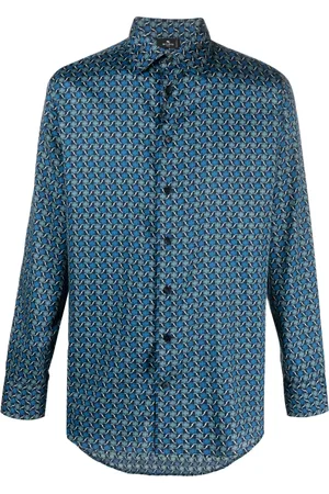 Etro Geometric-pattern long-sleeve shirt