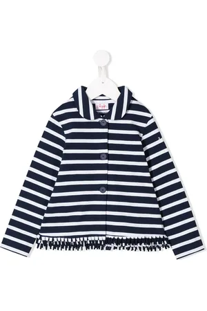 Il gufo Striped fitted blazer