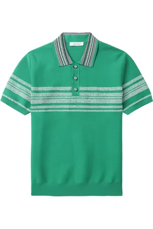WALES BONNER Striped polo shirt