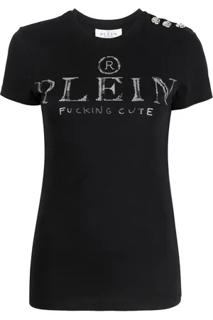 Philipp Plein Crystal-embellished logo T-shirt