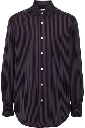 Kiton Striped cotton shirt