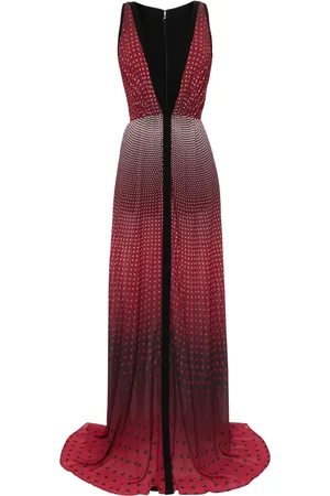 Saiid Kobeisy Polka dot-print gradient-effect dress