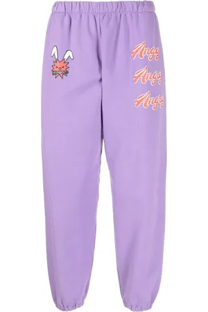 Natasha Zinko Angry-print detail track pants