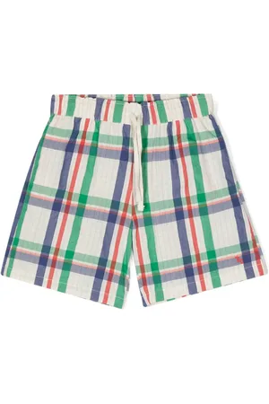 Bobo Choses Madras checked bermuda shorts