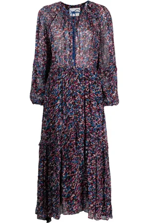 Marant Etoile Fratela tie-neck dress